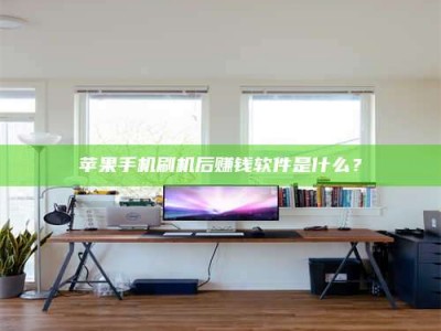 衢州苹果手机刷机后赚钱软件是什么？